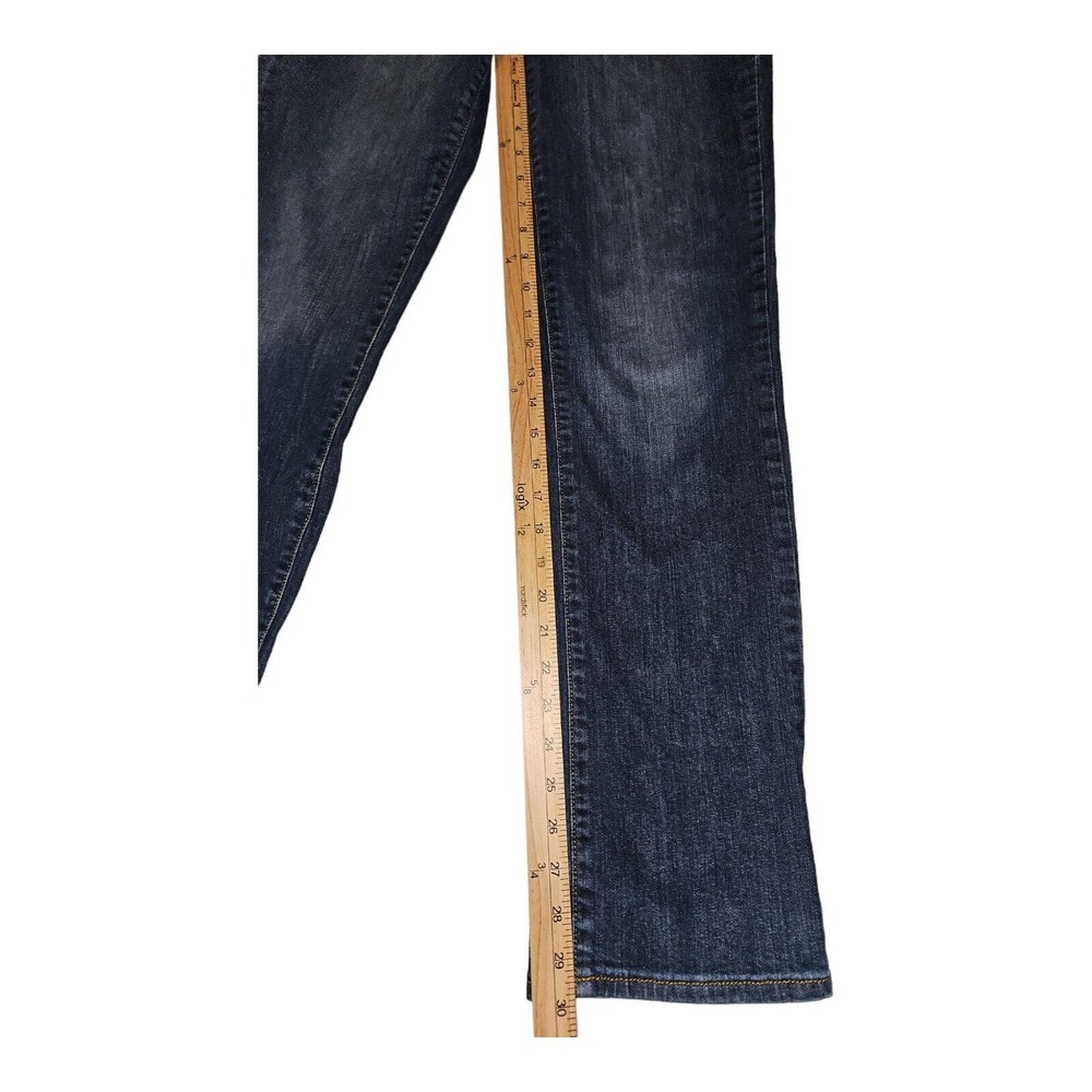 Calvin Klein Jeans 29/8 Women's Skinny Blue Denim Embroidered Preppy Hipster - Picture 6 of 9